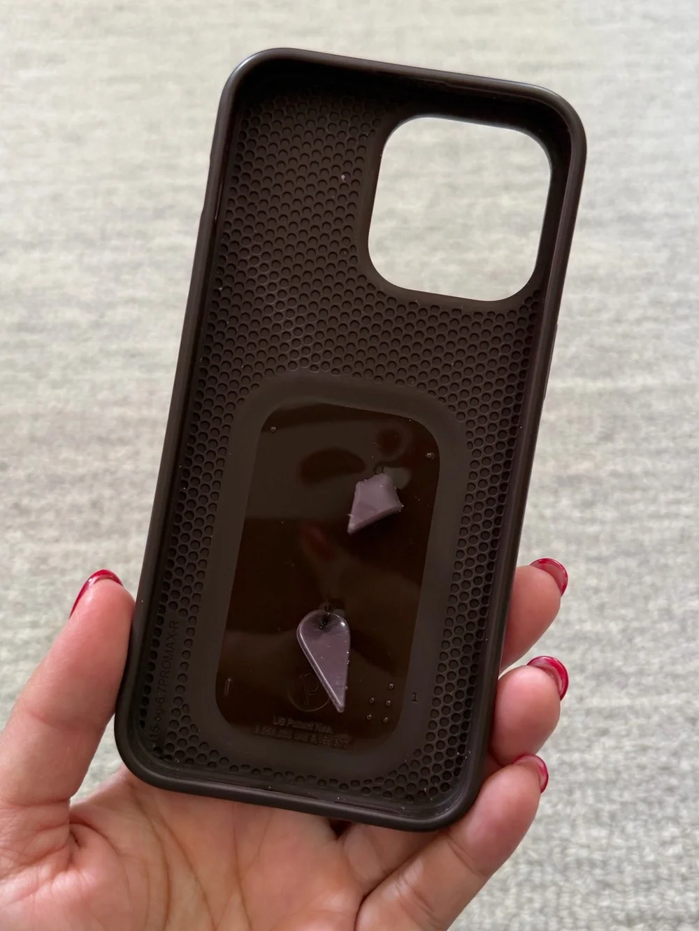 Cocoa Checkered Loopy Case